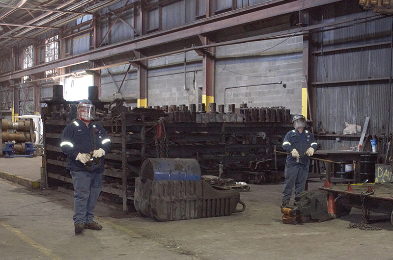 Steel Rolling Mill Interior